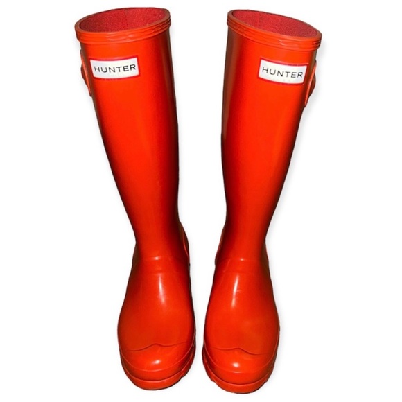 Children's Boots Ladies Red Hunter Wellies Size Kids Hunter